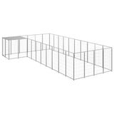 NNEVL Dog Kennel Silver 13.31 m² Steel