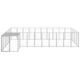 NNEVL Dog Kennel Silver 13.31 m² Steel