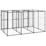 NNEVL Outdoor Dog Kennel Steel 7.26 m²