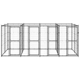 NNEVL Outdoor Dog Kennel Steel 9.68 m²