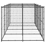 NNEVL Outdoor Dog Kennel Steel 9.68 m²