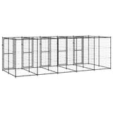 NNEVL Outdoor Dog Kennel Steel 12.1 m²