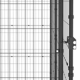 NNEVL Outdoor Dog Kennel Steel 21.78 m²