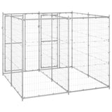 NNEVL Outdoor Dog Kennel Galvanised Steel 4.84 m²