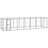 NNEVL Outdoor Dog Kennel Steel 16.94 m²