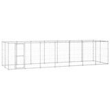 NNEVL Outdoor Dog Kennel Galvanised Steel 16.94 m²