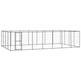 NNEVL Outdoor Dog Kennel Steel 33.88 m²