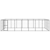 NNEVL Outdoor Dog Kennel Steel 33.88 m²