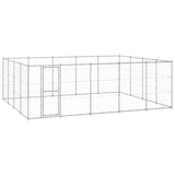 NNEVL Outdoor Dog Kennel Galvanised Steel 24.2 m²