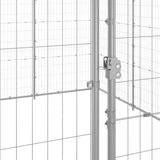 NNEVL Outdoor Dog Kennel Galvanised Steel 24.2 m²