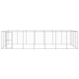 NNEVL Outdoor Dog Kennel Galvanised Steel 33.88 m²