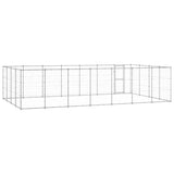 NNEVL Outdoor Dog Kennel Galvanised Steel 33.88 m²