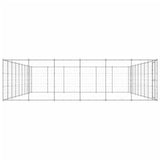 NNEVL Outdoor Dog Kennel Galvanised Steel 65.34 m²