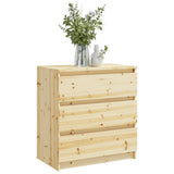 NNEVL Bedside Cabinet 60x36x64 cm Solid Fir Wood