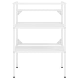 NNEVL Bathroom Washbasin Frame White 59x38x83 cm Iron