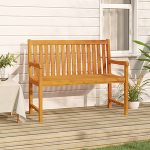 NNEVL Garden Bench 110 cm Solid Acacia Wood