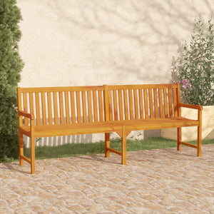 NNEVL Garden Bench 219 cm Solid Acacia Wood