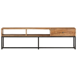 NNEVL TV Cabinet 160x30x45 cm Solid Wood Acacia