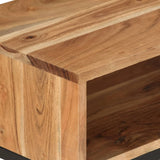 NNEVL TV Cabinet 160x30x45 cm Solid Wood Acacia