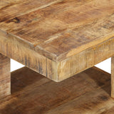 NNEVL Coffee Table 45x45x40 cm Solid Wood Mango