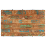 NNEVL Coffee Table with Wheels 100x60x26 cm Solid Wood Reclaimed