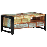 NNEVL Coffee Table 100x50x41 cm Solid Wood Reclaimed