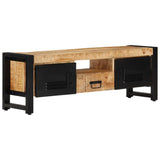 NNEVL TV Cabinet 120x30x40 cm Solid Wood Mango