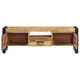 NNEVL TV Cabinet 120x30x40 cm Solid Wood Mango