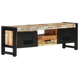 NNEVL TV Cabinet 120x30x40 cm Solid Wood Reclaimed