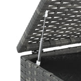 NNEVL Garden Cushion Box PE Rattan 100x49x103.5 cm Grey