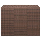 NNEVL Garden Cushion Box PE Rattan 145x100x103 cm Brown