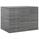 NNEVL Garden Cushion Box PE Rattan 145x100x103 cm Grey
