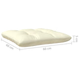 NNEVL Garden Corner Sofa with Cushions Honey Brown Solid Pinewood