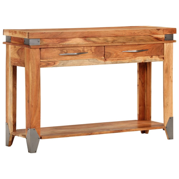 NNEVL Console Table 110x34x74 cm Solid Wood Acacia