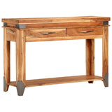 NNEVL Console Table 110x34x74 cm Solid Wood Acacia