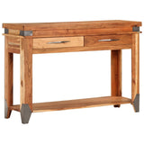 NNEVL Console Table 110x34x74 cm Solid Wood Acacia