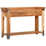 NNEVL Console Table 110x34x74 cm Solid Wood Acacia