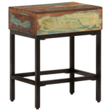 NNEVL Side Table 40x30x51 cm Solid Wood Reclaimed