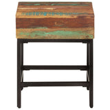 NNEVL Side Table 40x30x51 cm Solid Wood Reclaimed