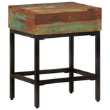 NNEVL Side Table 40x30x51 cm Solid Wood Reclaimed
