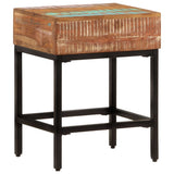 NNEVL Side Table 40x30x51 cm Solid Wood Reclaimed