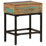 NNEVL Side Table 40x30x51 cm Solid Wood Reclaimed