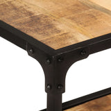 NNEVL TV Cabinet 150x30x41 cm Solid Wood Mango