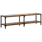 NNEVL TV Cabinet 150x30x41 cm Solid Wood Mango