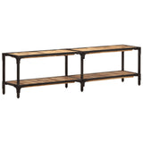 NNEVL TV Cabinet 150x30x41 cm Solid Wood Mango