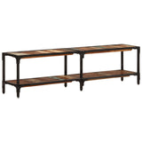 NNEVL TV Cabinet 150x30x41 cm Solid Wood Reclaimed