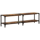 NNEVL TV Cabinet 150x30x41 cm Solid Wood Reclaimed