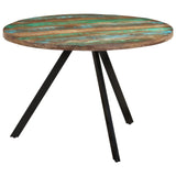 NNEVL Dining Table 110x75 cm Solid Wood Reclaimed