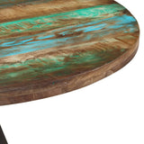 NNEVL Dining Table 110x75 cm Solid Wood Reclaimed