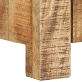 NNEVL TV Cabinet 110x30x40 cm Solid Wood Rough Mango